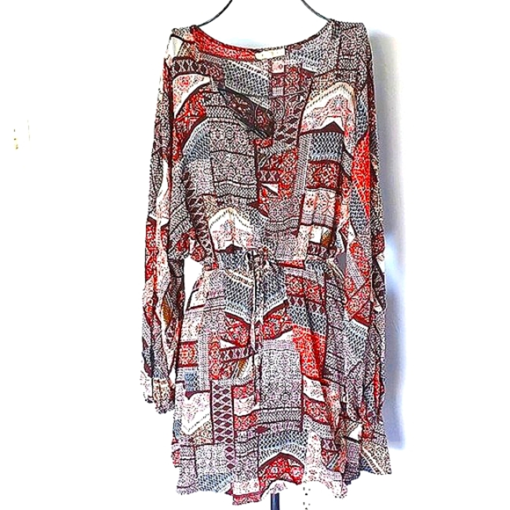 Promesa flowy boho mini dress